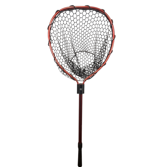 Landing Net Red 90cm Rubber