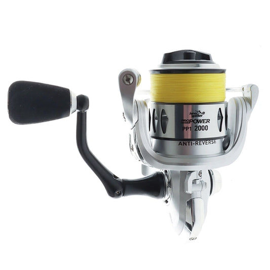 Jarvis Walker Pro Power 2000 spooled with 150m Yellow Braid