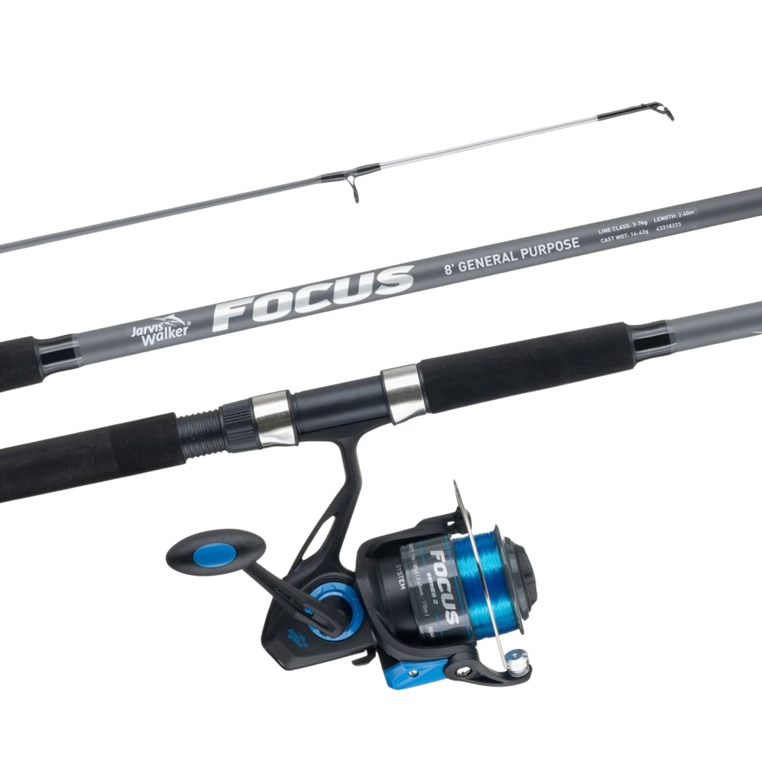 Jarvis Walker Focus 8" Combo 2pcs Blue