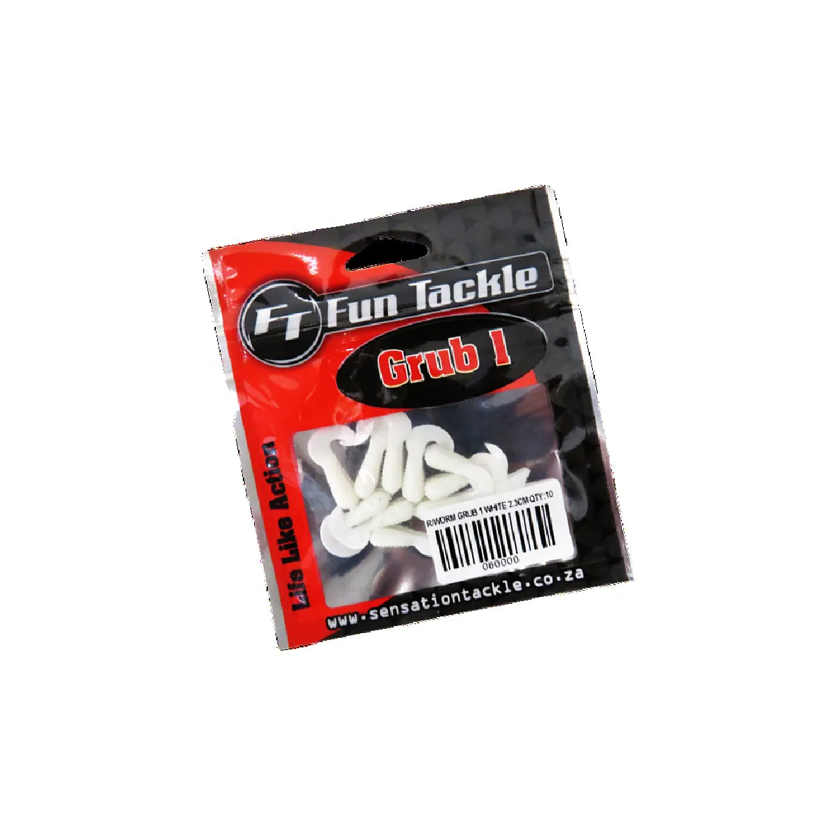 Cull-em Ring Worm Grub 1 White 2.3cm712800