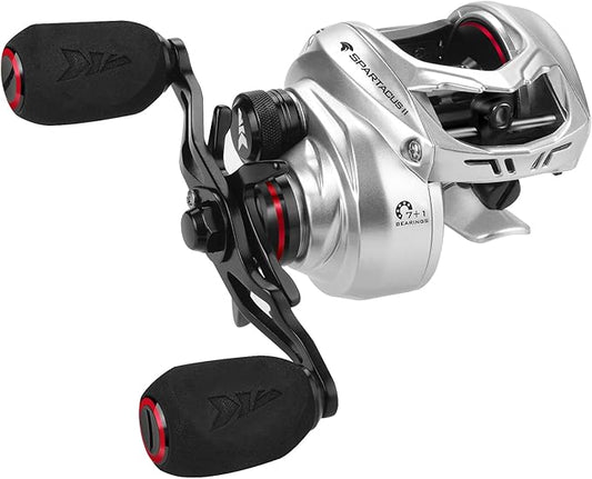 KastKing Spartacus II Baitcasting Fishing Reel Silver