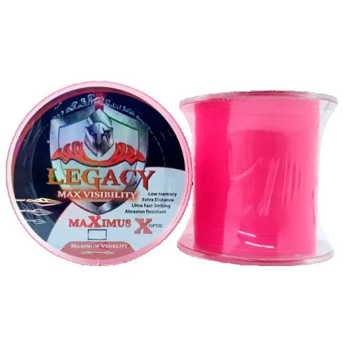 Legacy Maximus Invisible Line 500m 5lb Neon Pink