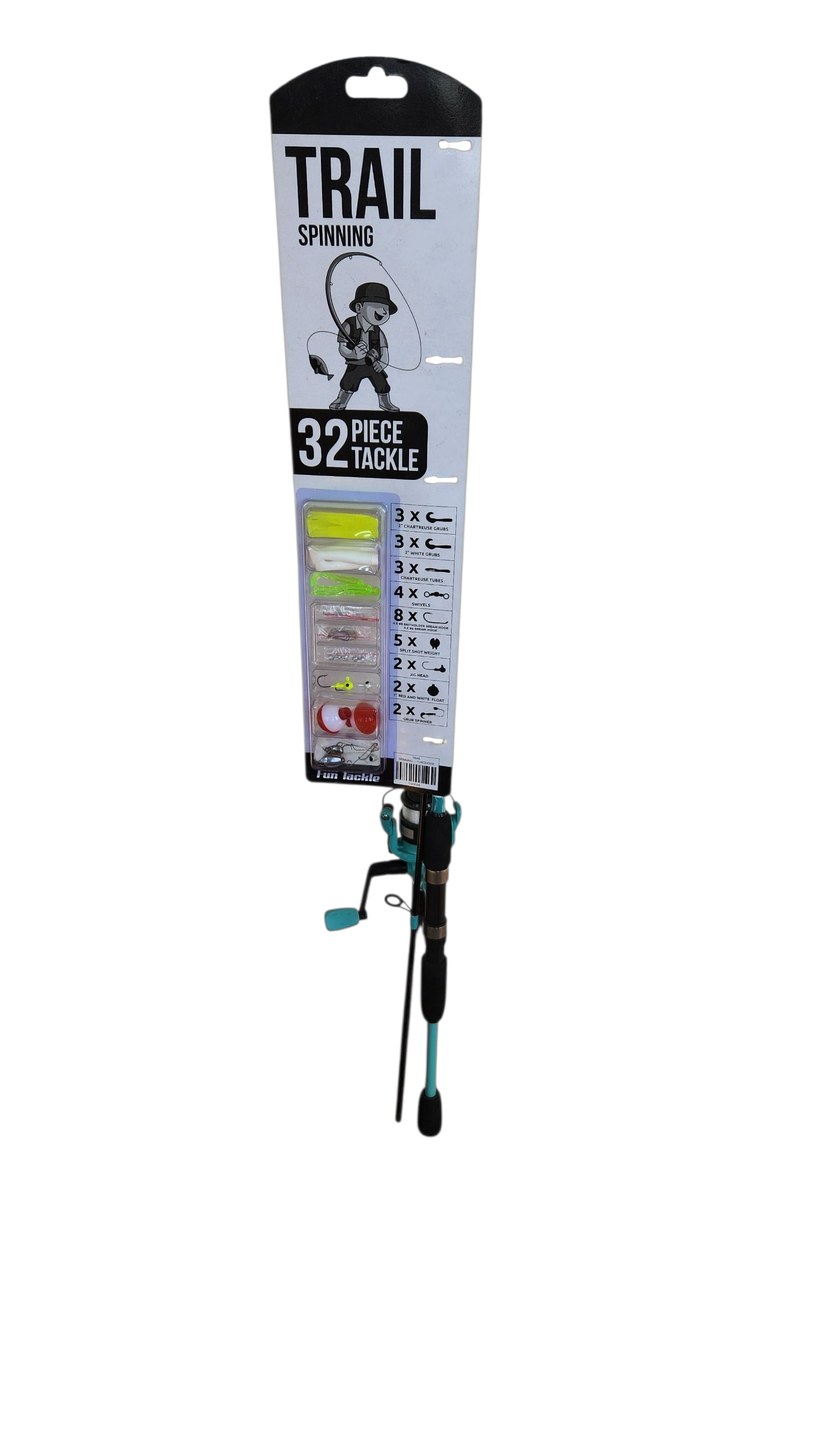 Fun Tackle Trail 5.6" Combo with 32 pcs kit