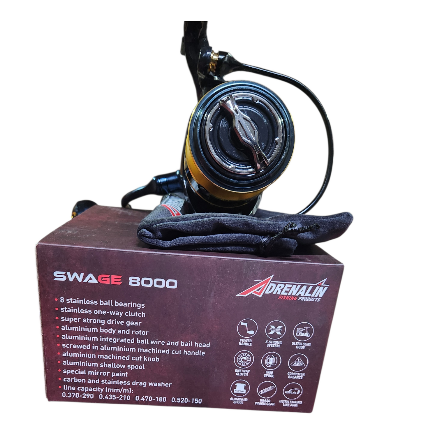 Adrenalin Swage 8000 Surf Reel