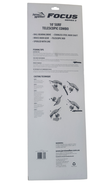 Jarvis Walker Focus 10" Telescopic Combo