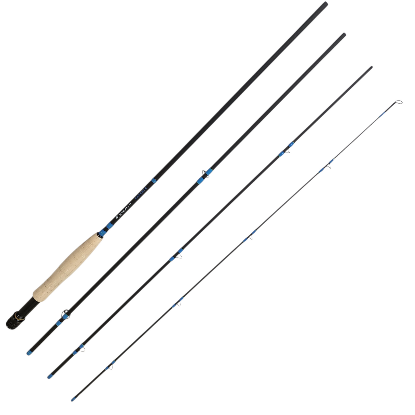 Stealth Fly Fishing Rod - Essence 9" 5wt 4 Piece
