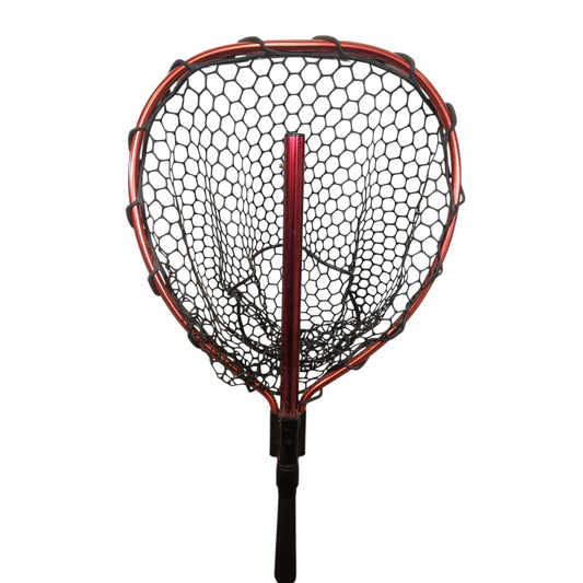 Landing Net Red 90cm Rubber