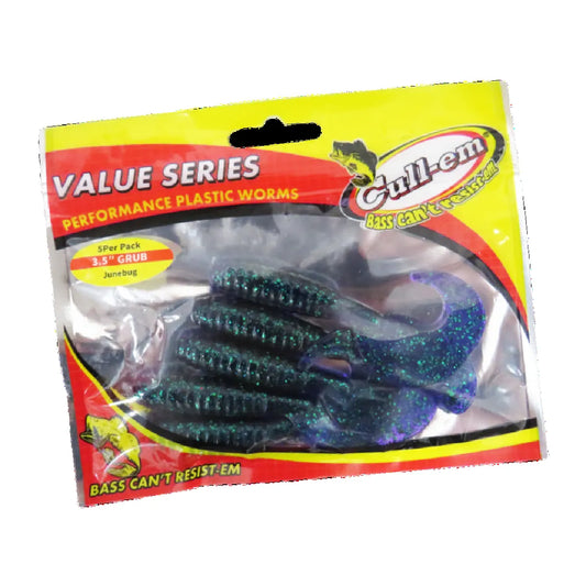 Cull-em Value Series 3.5 Grub Junebug