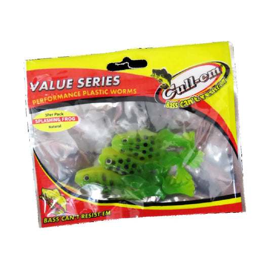 Cull-em Value Series Splashing Frog Natural