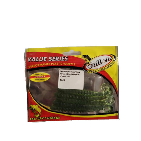 Cull-em Value Series Ribbed Finger 4 Watermelon