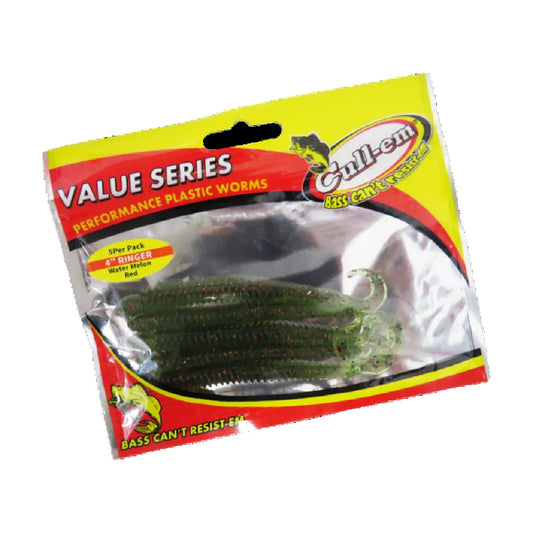 Cull-em Value Series Ribbed Finger 4 Watermelon Red