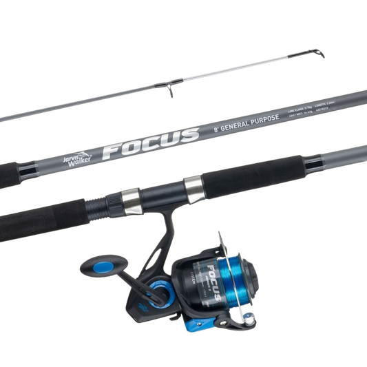 Jarvis Walker Focus 8" Combo 2pcs Blue