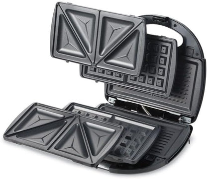 Kenwood - Sandwich - Waffle Maker - Grill 3-in-1 - SMM01.A0BK