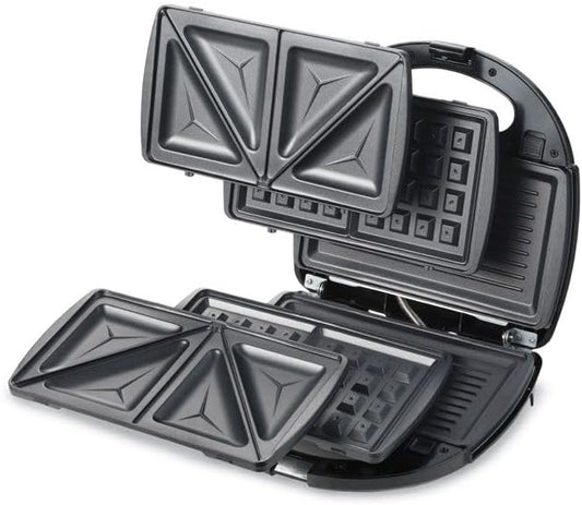 Kenwood - Sandwich - Waffle Maker - Grill 3-in-1 - SMM01.A0BK