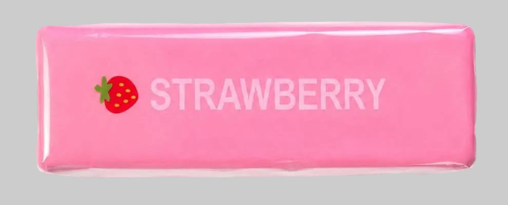 Strawberry Squishy Stress Relief Toy - 13cm x 4cm
