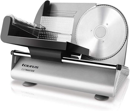Taurus Cutmaster Food Slicer - 150W,  Brushed Steel