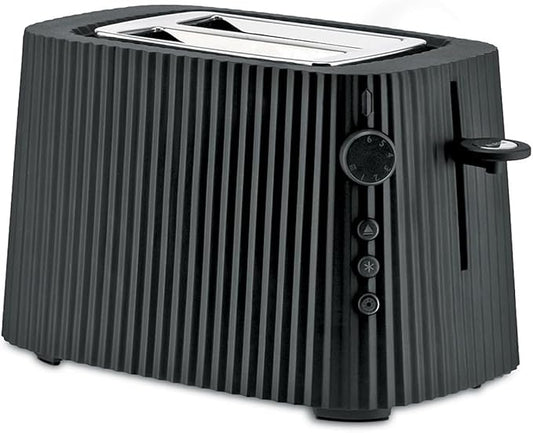Alessi Plissé MDL08 - 2 Slice Toaster Black