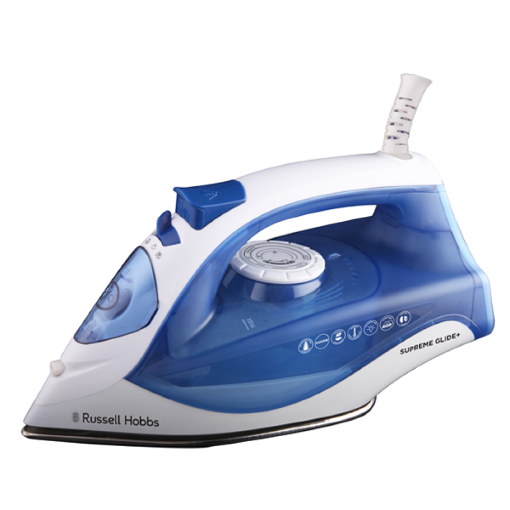 Russell Hobbs Supreme Glide+ and Steam, Spray, Dry Iron 2000W - RHI2010BL