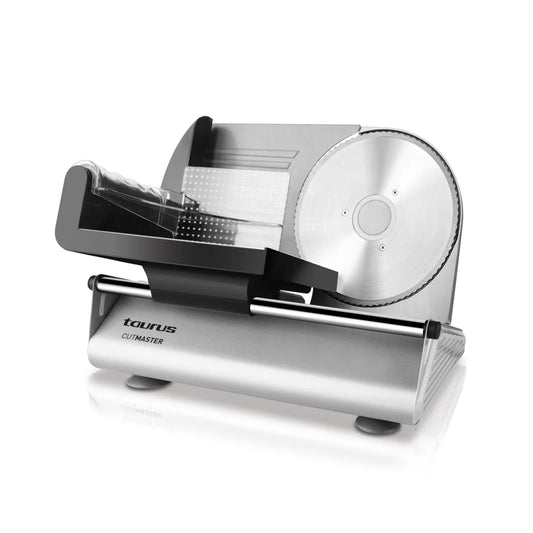 Taurus Cutmaster Food Slicer - 150W,  Brushed Steel