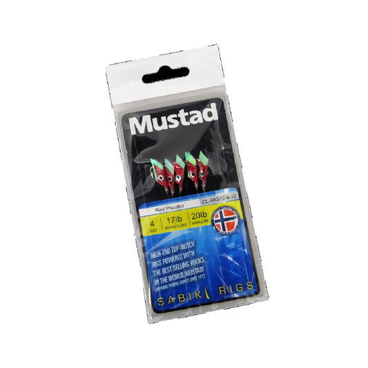 Mustad CL-RIG 12 Red Piscator #4