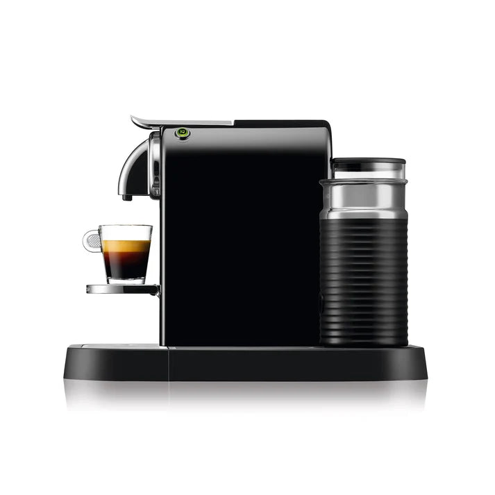 Nespresso Citiz Automatic Espresso Machine With Aeroccino Milk Frother - Black