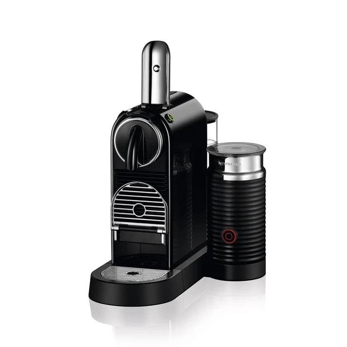 Nespresso Citiz Automatic Espresso Machine With Aeroccino Milk Frother - Black