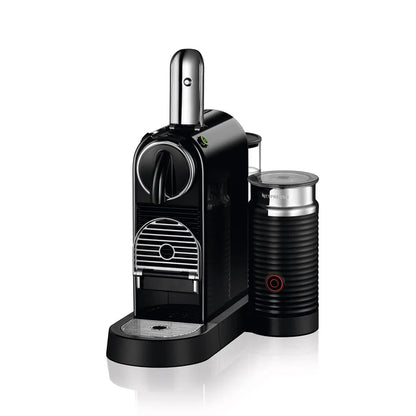 Nespresso Citiz Automatic Espresso Machine With Aeroccino Milk Frother - Black