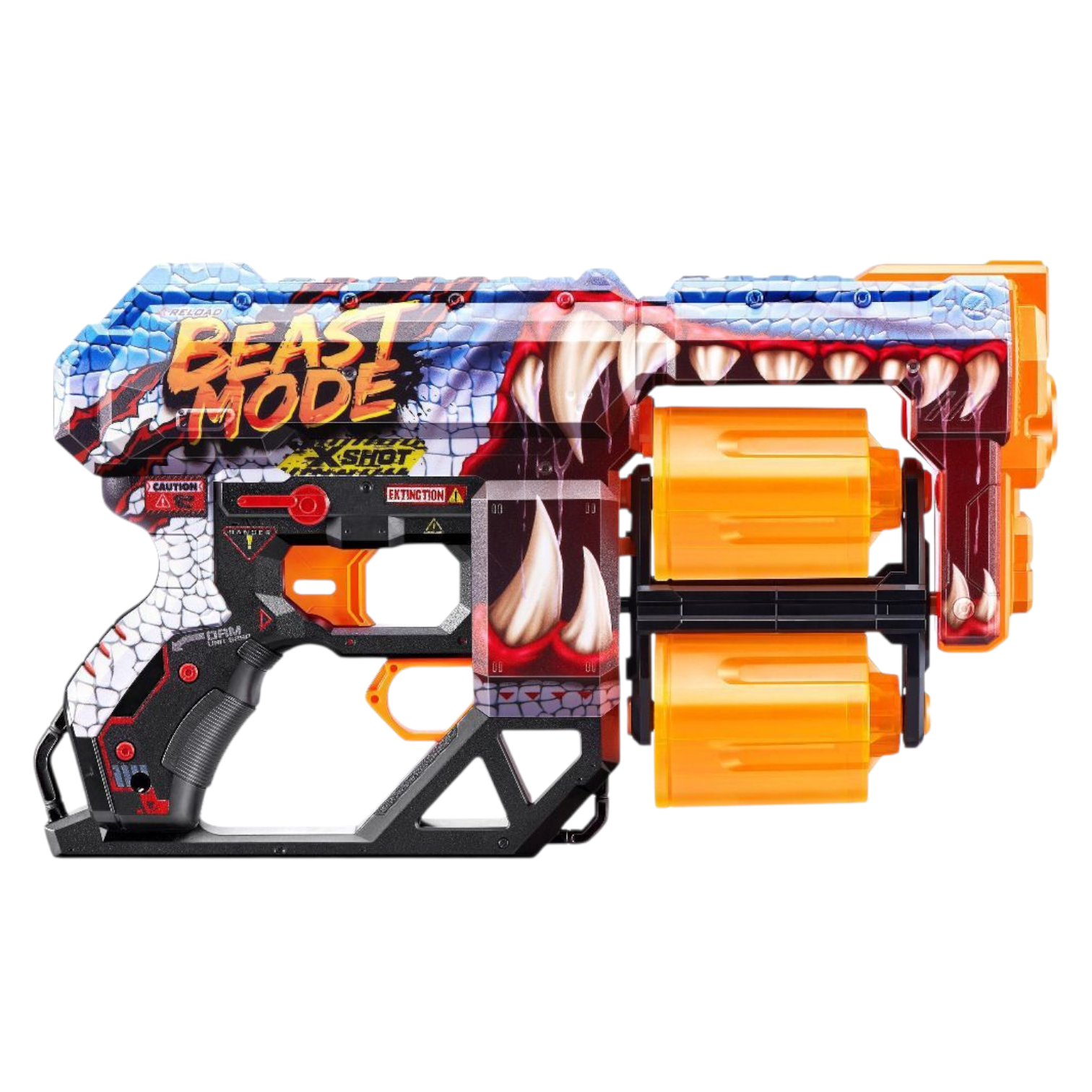 Zuru - X-Shot Skins Dread Beast Out with 12 Soft Bullets – Big Value
