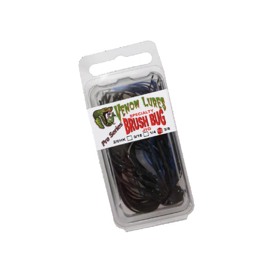 Venom Brush Bug Finesse Jig Blk/Blue