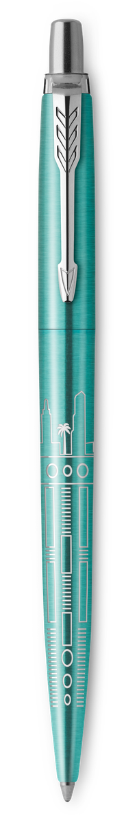 Parker Jotter Special Edition Miami Ball Pen  (blue medium ink)