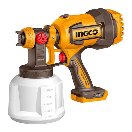Ingco - Lithium-Ion Cordless Spray Gun 20V (No Battery No Charger ) - CSGLI2003