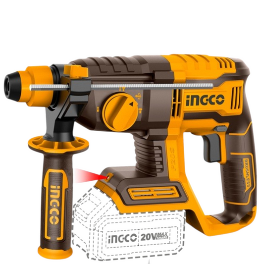 Ingco Cordless Rotary Hammer Drill 20V 22mm (No Battery No Charger)- CRHLI21228