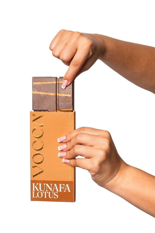 Vocca Lotus Kunafa In Milk Chocolate Bar - 125g